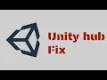 Unity hub installation problem fix
