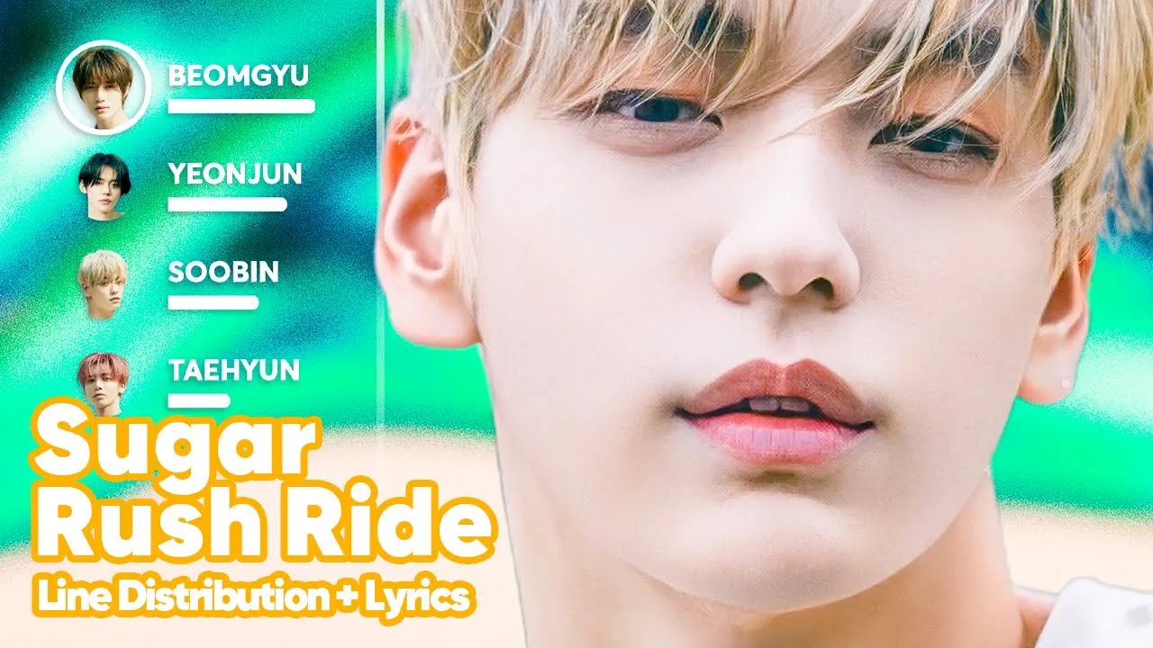 TXT - Sugar Rush Ride (Line Distribution + Lyrics Karaoke) PATREON REQUESTED