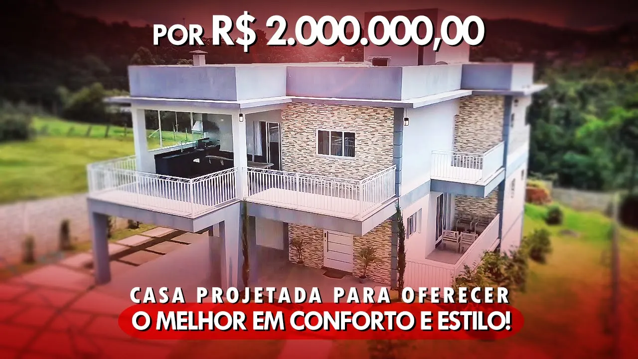 Video do Imóvel: Casa com 3 quartos, 257 m², à venda por R$ 2.000.000 Vila Natal - Campos do Jordão/SP