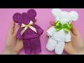 Download Lagu DIY Towel Teddy Bear/DIY toys for kids/ towel toys/diy の 始まり は