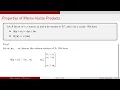MATH 3191 Properties of Matrix-Vector Multiplication