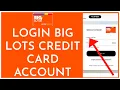 How to Login Big Lots Credit Card Account Online 2023 Big Lot Credit Card Sign In