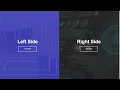 Create Split Landing Page HTML CSS JavaScript Tutorial Animated Landing Page Design Step by Step