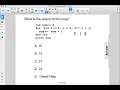 CS Praxis Python Loops Q40
