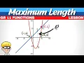 Maximum Distance Grade 11 Functions
