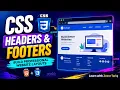 CSS Headers Footers Create Professional Website Layouts with HTML CSS