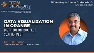 Part 3-Data Visualization in Orange Distribution Box Plot Scatter Plot RACE REVA University