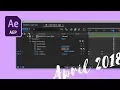 New MASTER PROPERTIES in Adobe After Effects April 2018