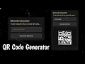 Build Your Own QR Code Generator from Scratch HTML CSS JavaScript Tutorial