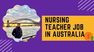 How to Work as a NURSING TEACHER in AUSTRALIA