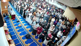 منظر رهيب لصلاة التراويح في امريكا بإمامة الشيخ بلال الزهيري حفظه الله دندنها