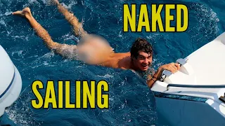Swimming nude – Sailing Thailand