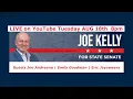 Join Joe Kelly Live CT Senate Run 2026 Guests Joe Andreana Emily Goodman Eric Jayaweera
