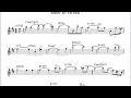 Miles Davis - Blue in Green (Coltrane Solo Transcription)