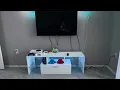 LED TV stand from Amazon easy build
