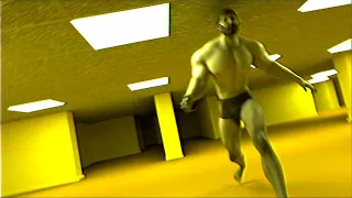 Gigachad finds you in the backrooms Found Footage