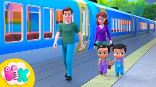 Песен за Влака 🚂🎟️ Влаковете за деца на български език | HeyKids