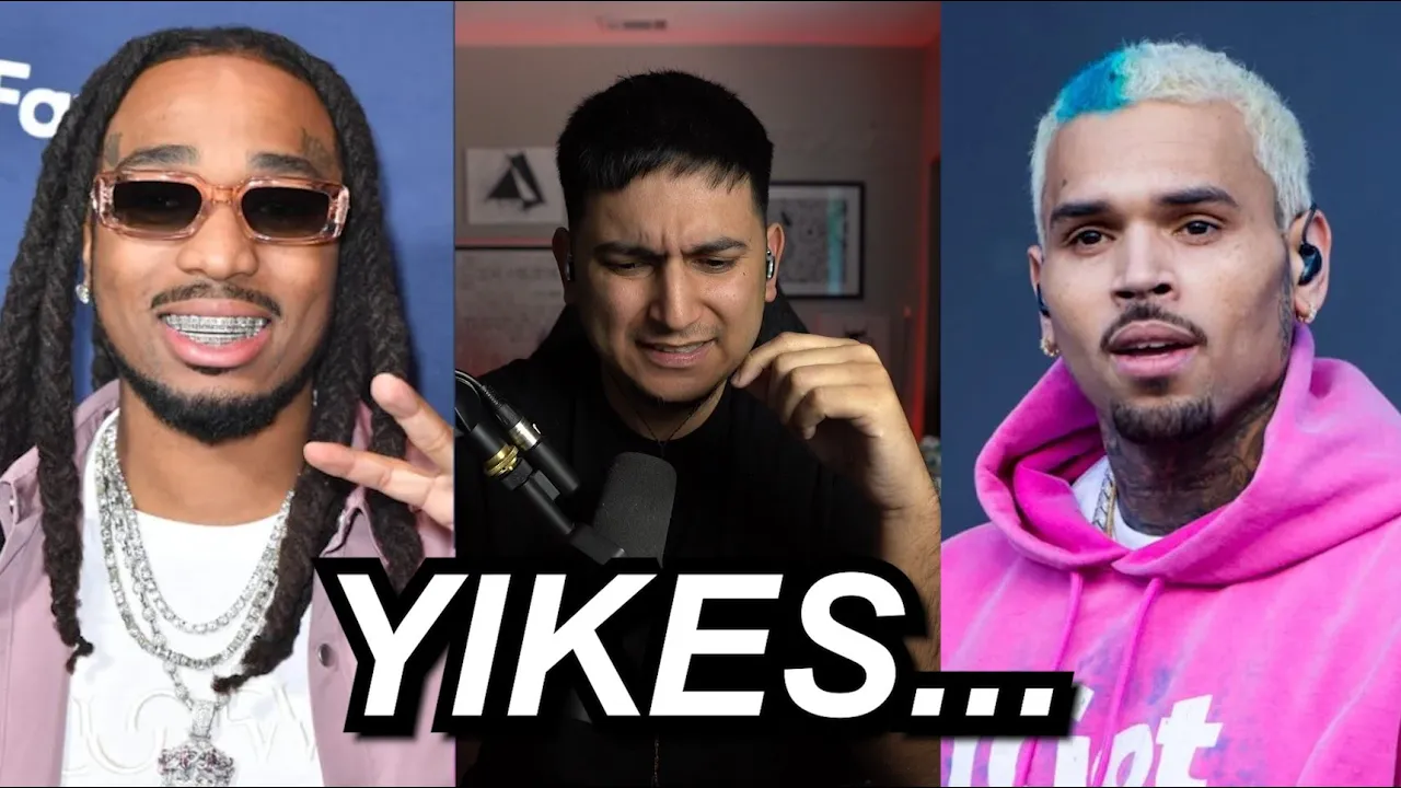 BRO DOES NOT CARE LOL. CHRIS BROWN "WEAKEST LINK" QUAVO DISS FIRST REACTION