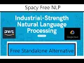 Spacy Alternative for AWS Google Azure NLP services Introduction to spacy python Free NLP