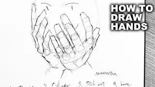 How to draw hands