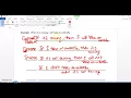 Geometry HN Unit 2 Conditional statements
