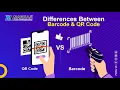 Differences Between Barcode and QR Code