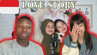 Download FIRST TIME REACTING TO ELTASYA NATASHA LOVE STORY - Taylor swift Cover By ft. Indah Aqila MP3