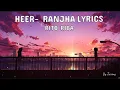 Heer Ranjha | Rito Riba | lyrics Mp3 Song Download
