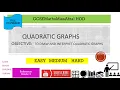 Drawing Quadratic Graphs and Solving Quadratic Equations using the Graphs - GCSE Maths 9-1