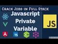 Javascript Private Variable