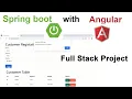 Angular 7 CRUD with Spring Boot Spring Boot Full Stack Project Tutorial 2026