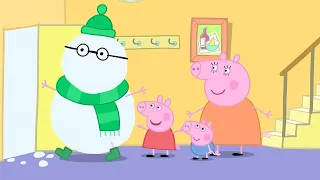 Peppa Pig Playground 🐽 | Mr Snowman Visits | Peppa Pig Full Episodes