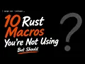 10 Rust Macros You re Not Using But Should