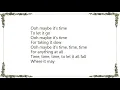 Chris  Thomas - Broken Chair Lyrics