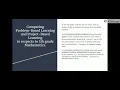 Module 2 Application Differentiating Project-Based and Problem-Based Learning
