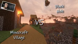teardown gameplay agujero negro vs aldea de minecraft