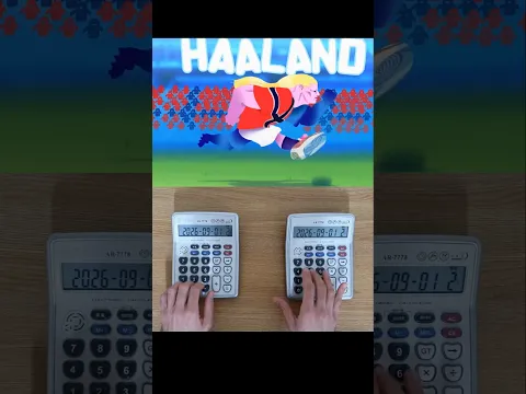 Haaland Song (Ha Ha Ha) Calculator Cover 홀란드송 계산기 커버 #shorts
