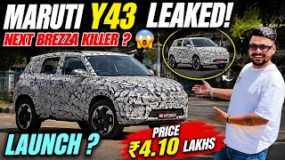 2026 New Maruti Y43 SUV Leaked Tata Punch Rival - Underbody CNG 5 50 Lakhs Only