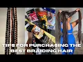 What is the best braiding hair to use Tips for new braiders