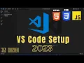 Visual Studio Code 2023 Web Dev Setup Top Extensions Themes Settings Tips Tricks in hindi