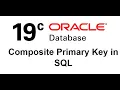 Implementation of composite primary key in SQL