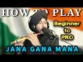 Download Lagu How to Play Jana Gana Mana on Flute with Karaoke Track