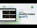 How to Modify Partially Close Trades in MetaTrader 5 MT5 Hola Prime