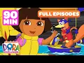 Download Lagu Dora FULL EPISODES Marathon! ➡️ | 4 Full Episodes - 90 Minutes! | Dora the Explorer