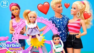 Eğlence Parkında Sürpriz Duygular | Kukla Barbie ve Ken lunaparkta
