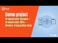 UIpath Demo project using Orchestrator queues and APIs