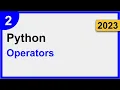 2 Operators Python for Complete Beginners