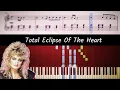Bonnie Tyler – Total Eclipse of the Heart - ACCURATE Piano Tutorial + SHEETS