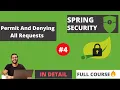 Spring Security Tutorial Permit And Denying All Requests Ashwani Kumar Ep 4