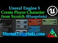 UE5 Tutorial Create Movable Player Character From Scratch Blueprints